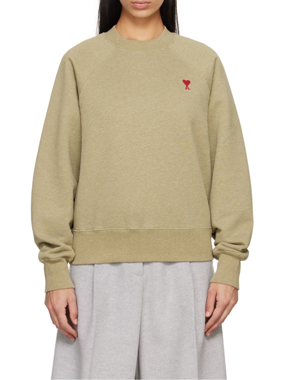 ✨ AMI Camel Crewneck Sweatshirt - Large